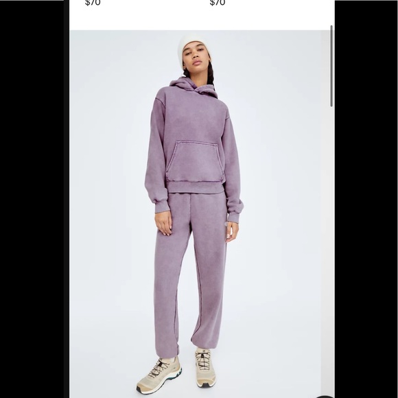 Aritzia sweatsuit in storm purple - Picture 1 of 5